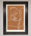 Sepia Lines Framed Wall Art - Hi Society
