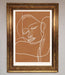 Sepia Lines Framed Wall Art - Hi Society