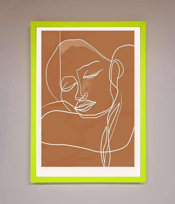 Sepia Lines Framed Wall Art - Hi Society