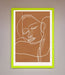 Sepia Lines Framed Wall Art - Hi Society