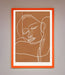 Sepia Lines Framed Wall Art - Hi Society