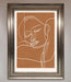 Sepia Lines Framed Wall Art - Hi Society