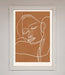 Sepia Lines Framed Wall Art - Hi Society