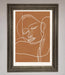 Sepia Lines Framed Wall Art - Hi Society