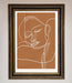 Sepia Lines Framed Wall Art - Hi Society