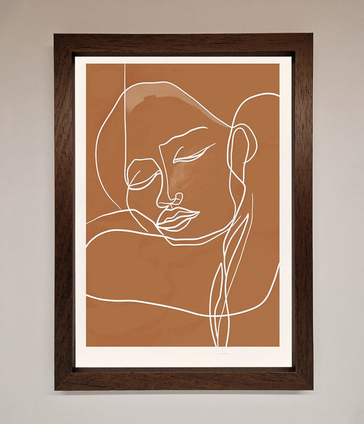 Sepia Lines Framed Wall Art - Hi Society