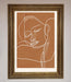 Sepia Lines Framed Wall Art - Hi Society