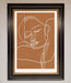 Sepia Lines Framed Wall Art - Hi Society