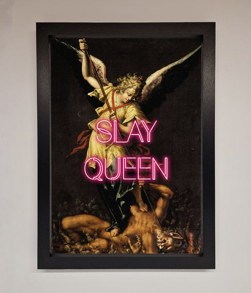 Slay Queen Altered Art Framed Print - Hi Society