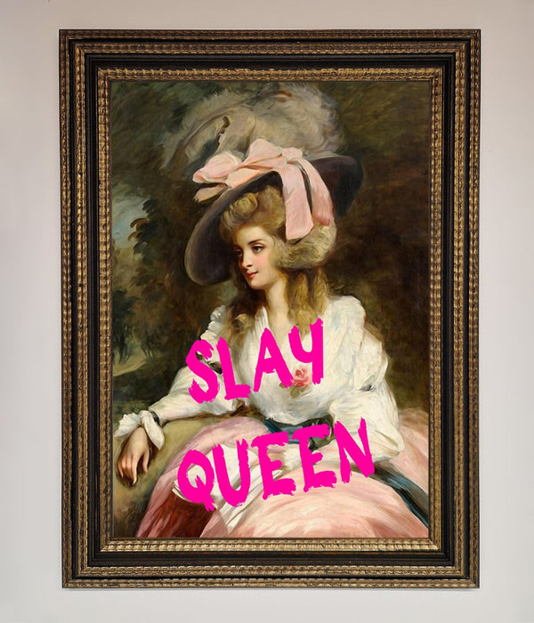 Slay Queen Framed Poster - Hi Society