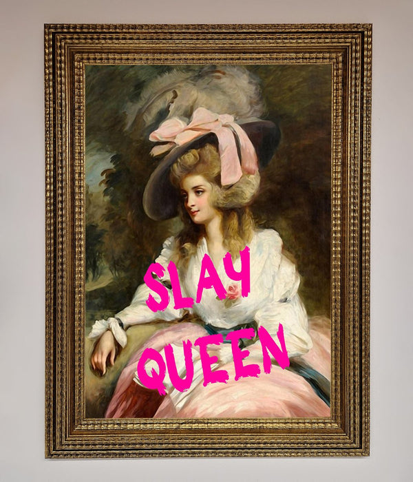 Slay Queen Framed Poster - Hi Society