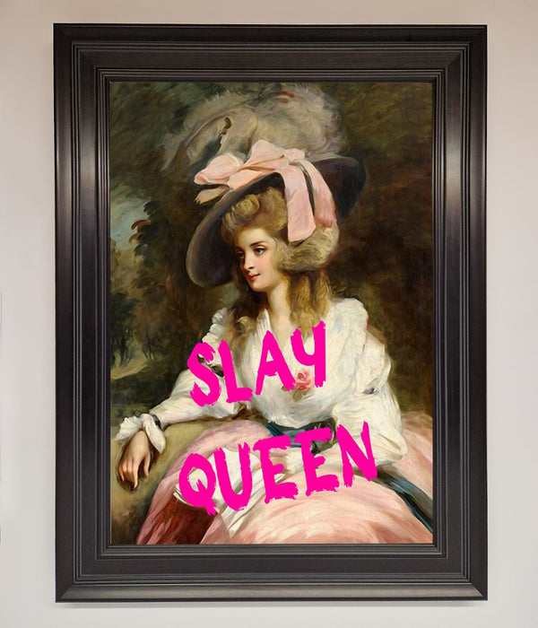 Slay Queen Framed Poster - Hi Society