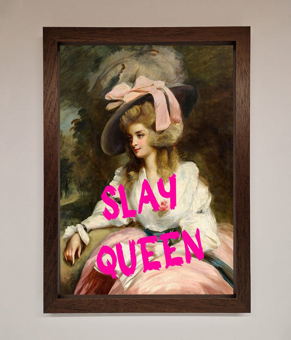 Slay Queen Framed Poster - Hi Society