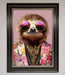 Sloth With Sunglasses Framed Poster - Hi Society