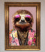 Sloth With Sunglasses Framed Poster - Hi Society
