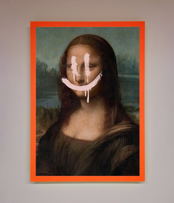 Smiley Mona Framed Poster - Hi Society
