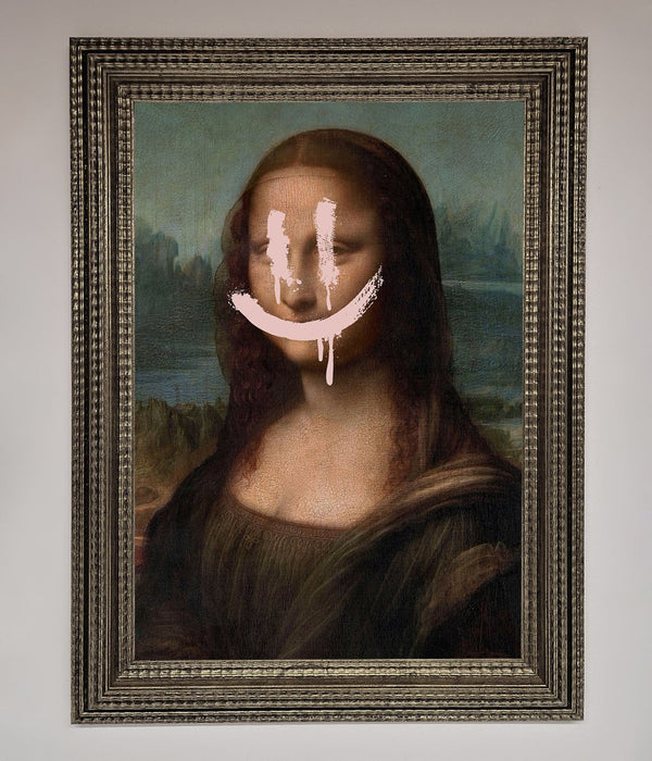 Smiley Mona Framed Poster - Hi Society
