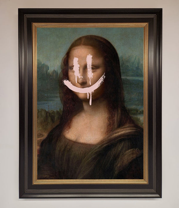Smiley Mona Framed Poster - Hi Society
