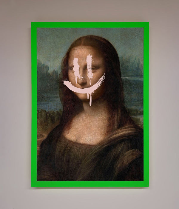Smiley Mona Framed Poster - Hi Society
