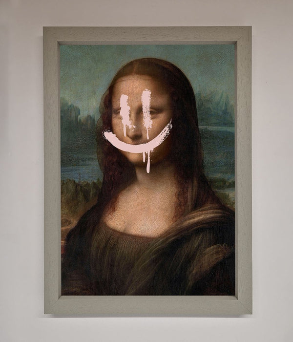 Smiley Mona Framed Poster - Hi Society