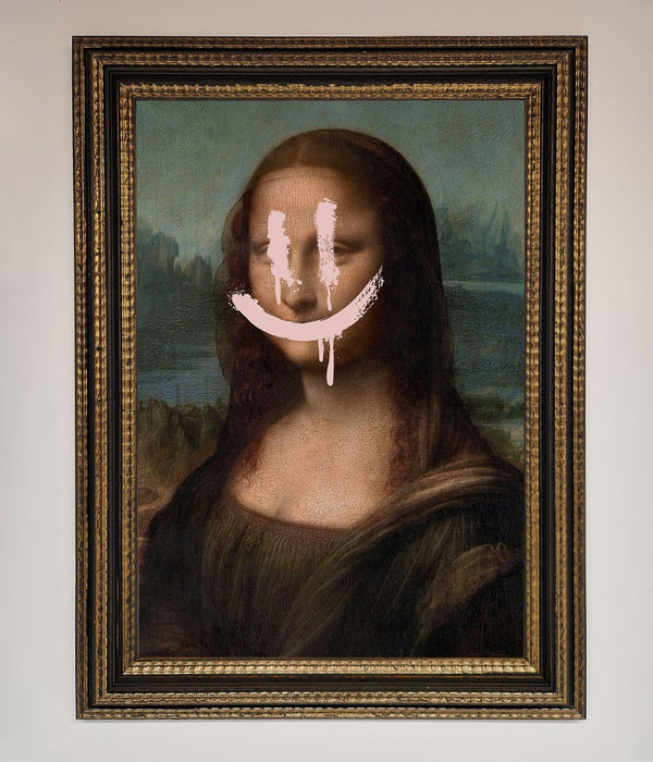 Smiley Mona Framed Poster - Hi Society