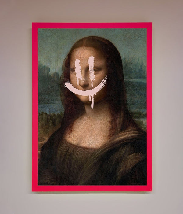 Smiley Mona Framed Poster - Hi Society