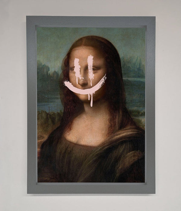 Smiley Mona Framed Poster - Hi Society