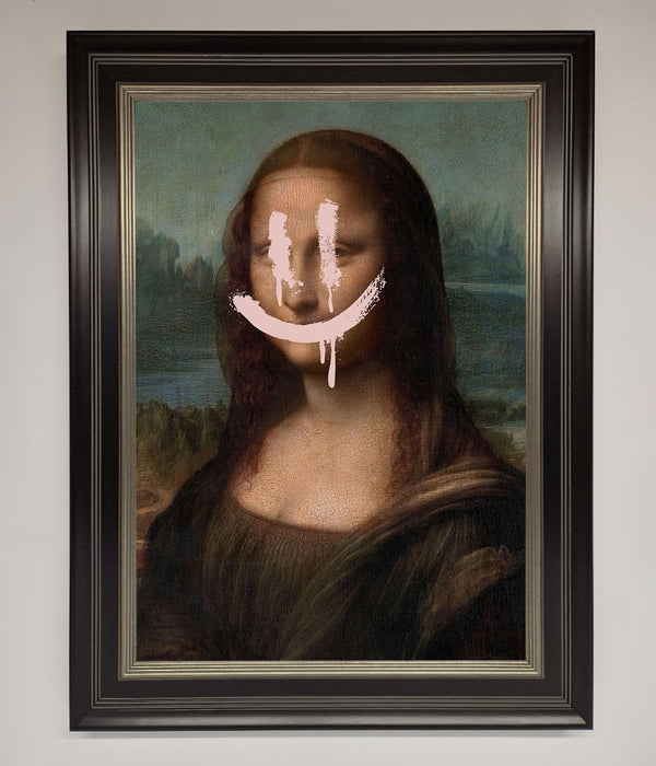 Smiley Mona Framed Poster - Hi Society