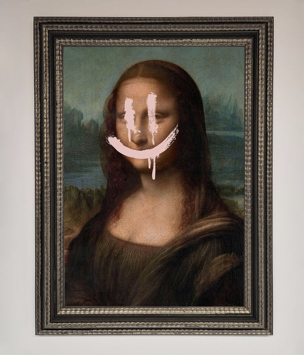 Smiley Mona Framed Poster - Hi Society