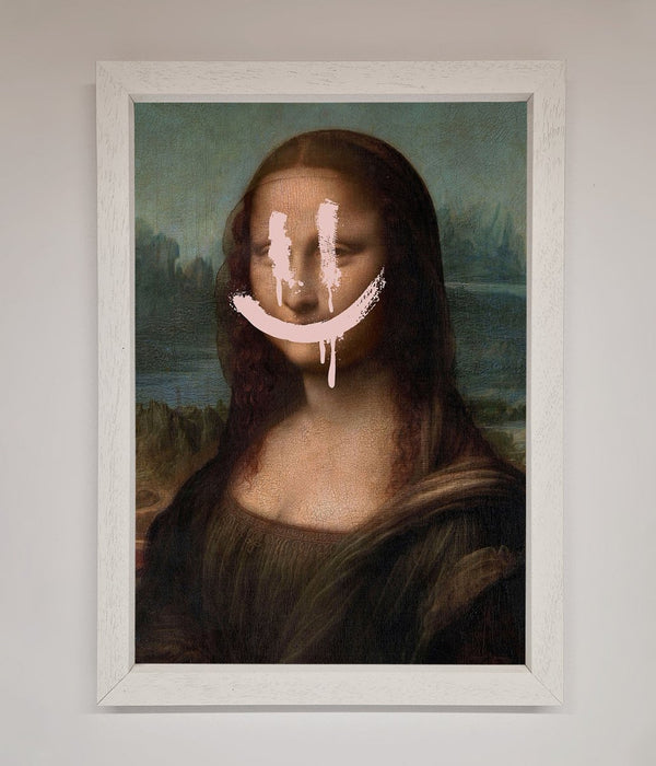 Smiley Mona Framed Poster - Hi Society