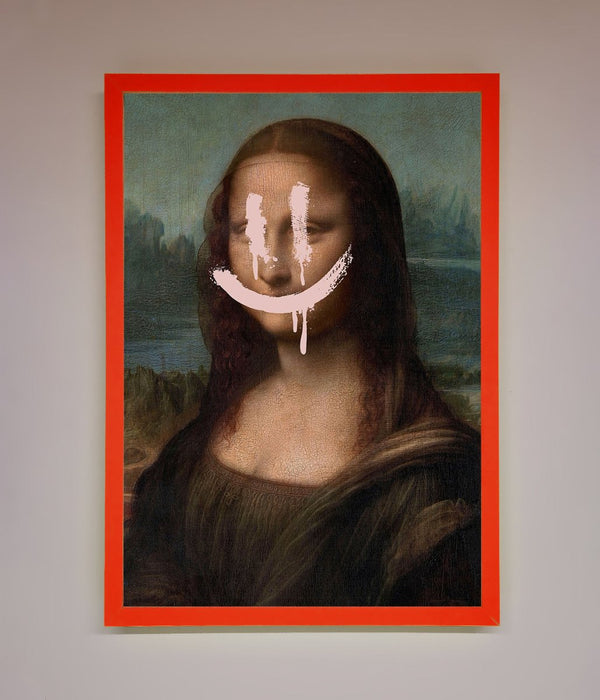 Smiley Mona Framed Poster - Hi Society