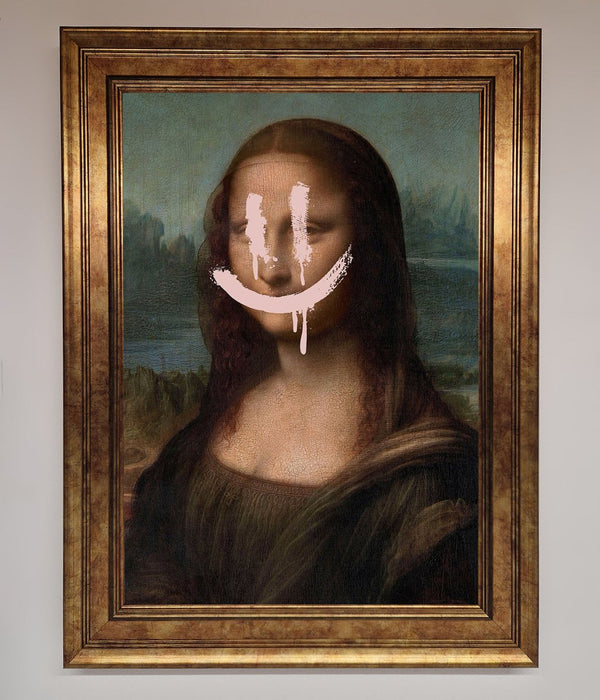 Smiley Mona Framed Poster - Hi Society