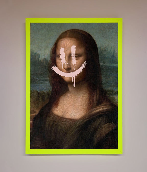 Smiley Mona Framed Poster - Hi Society