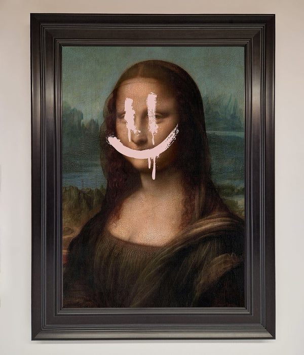 Smiley Mona Framed Poster - Hi Society