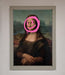 Smiley Mona Lisa Framed Print - Hi Society