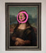 Smiley Mona Lisa Framed Print - Hi Society