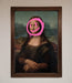 Smiley Mona Lisa Framed Print - Hi Society