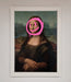 Smiley Mona Lisa Framed Print - Hi Society