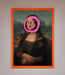 Smiley Mona Lisa Framed Print - Hi Society
