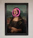 Smiley Mona Lisa Framed Print - Hi Society