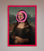 Smiley Mona Lisa Framed Print - Hi Society