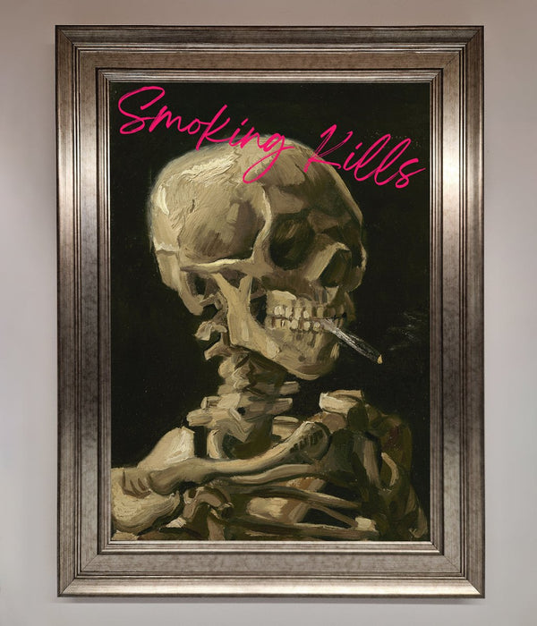 Smoking Kills Framed Wall Art - Hi Society