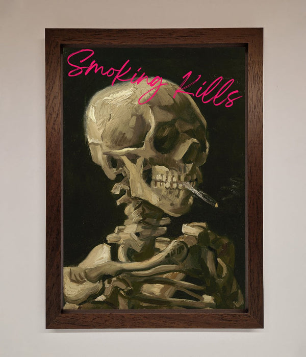 Smoking Kills Framed Wall Art - Hi Society