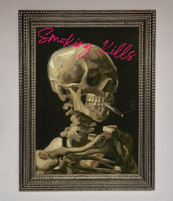 Smoking Kills Framed Wall Art - Hi Society