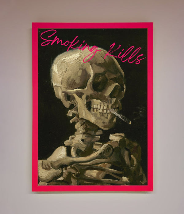 Smoking Kills Framed Wall Art - Hi Society