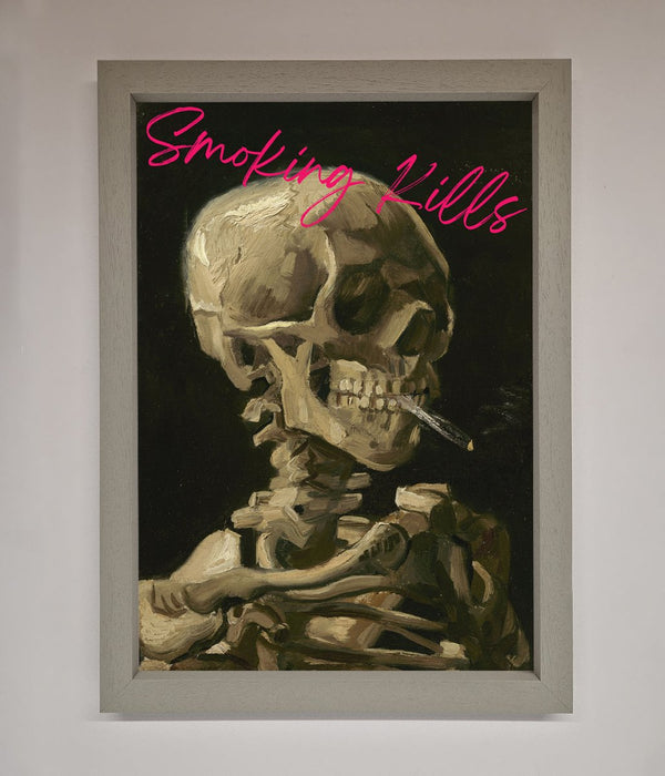 Smoking Kills Framed Wall Art - Hi Society