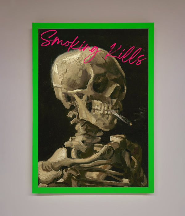 Smoking Kills Framed Wall Art - Hi Society