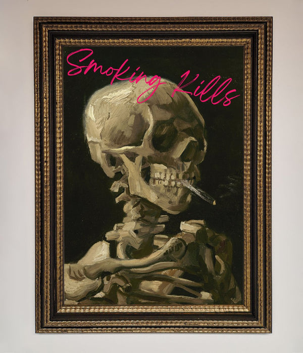 Smoking Kills Framed Wall Art - Hi Society