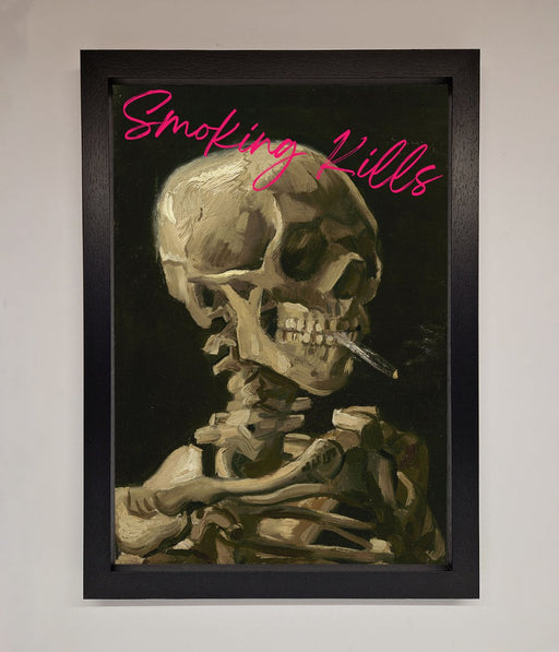 Smoking Kills Framed Wall Art - Hi Society
