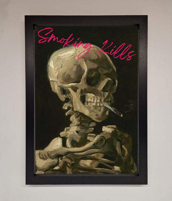 Smoking Kills Framed Wall Art - Hi Society